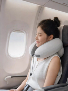 NatureHike | Inflatable U-Shaped Neck Pillow Press-To-Inflate Feather Bone Travel Convenient