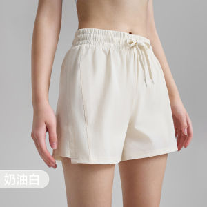 กางเกงขาสั้นออกกำลังกายระบายอากาศได้ดี แห้งเร็ว กางเกงโยคะ ทรงหลวม กางเกงกีฬา ฤดูใบไม้ผลิและฤดูร้อน สำหรับผู้หญิง