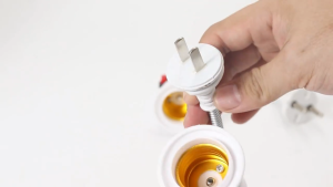 FR-C1354 Fitting Lampu Gantung Kabel E27 Fleksible Saklar On Off Lampu Colok Flexible Lampu Tidur
