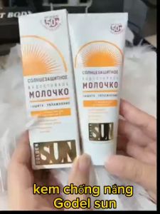 Kem Chống Nắng Golden Sun SPF 50+ Dung Tích 60ml Hàng Nga Hỗ trợ Bảo Vệ Da  Giảm Thay Đổi Sắc Tố Da Ngăn Ngừa Tia UV
