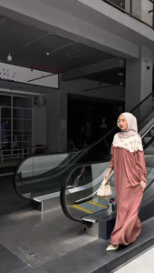 Talita Gamis Motif Bunga Model Ruffle Dress Jumbo Bisa Untuk Bigsize