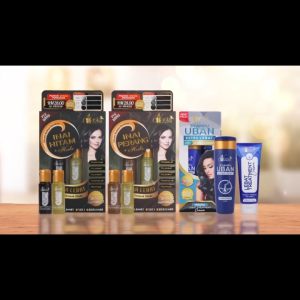 Inai Hitam Herba Hair Dye | Natural Henna Hair Color Black / Dark Brown | Ammonia Free Herbal Hair Dye | Grey Hair Coverage | Wudu Friendly