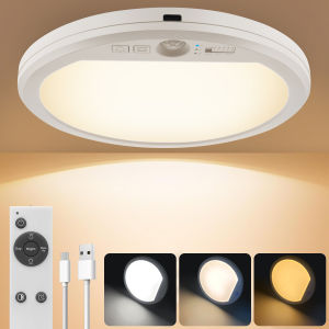Motion Sensor Light Indoor 3000K/4000K/6500K Closet Lights Mount Ceiling Light for Hallway Pantry Stairwell Porch With Remote