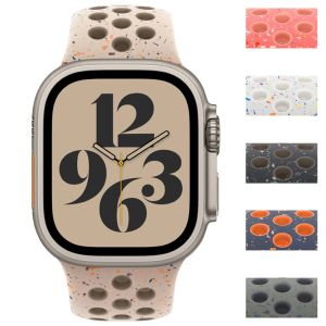 Silicone Strap for Apple Watch Band Ultra2 49mm Series 9 8 7 41mm 45 mm 38mm 42mm Sport Bracelet iWatch 7 6 SE 5 4 3 44mm 40mm
