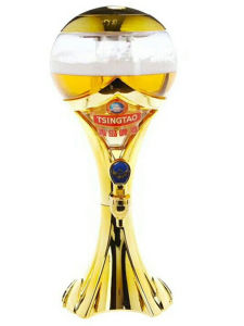 Creative Ball-shaped World Cup Beer Gun Commercial Bar Beer Cannon 1.5L3L Colorful Glowing Bar Beer Barrel Beer Tower Set