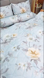 🧨SĂN SALE🧨Bộ Ga Gối Lyocell Than Hoạt Tính Nằm Mát Mềm Mịn Chăn Chần Bông Cao Cấp _ Nemtot Bedding