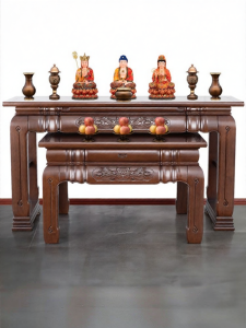 WANGJIXIANG | Large Solid Wood Offering Table Light Lux Modern