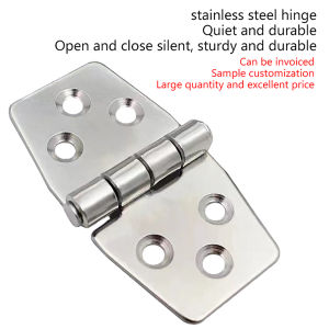2/1PCS 304 Stainless Steel Flat Hinge Distribution Box Control Cabinet Windows Hinge Wooden Box Yacht Parts Mini Hinge