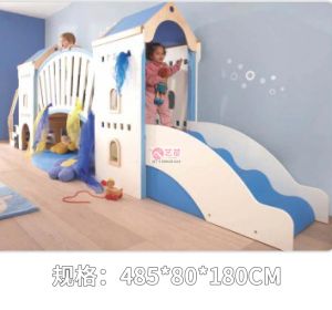 Indoor Wooden Slide for Children Real Wood Board Leisure Playhouse Parent-Child Garden Role-playing Game House Slide