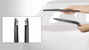 Gạt mưa sau kính hậu ô tô TOYOTA innova Fortuner Yaris Venza RAV4 Avanza Wigo Altis RX350 Rush Veloz Cross Raize Prado - loại 12" - UP PARTS OEM