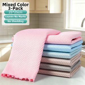 Scaly Design Traceless Glass Cleaning Cloth
