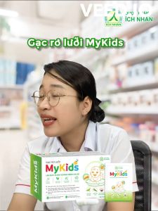 Gạc Rơ Lưỡi MyKids Làm Sạch Nướu Lưỡi Răng Miệng Cho Bé Phòng ngừa vấn đề răng miệng cho bé - Hộp 30 gói