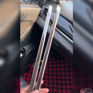 Window Chrome Trim PERODUA MYVI LAGI BEST/ ICON 2011 - 2017 (4pcs) Car Door Seal Moulding Line Lining Sticker Strip