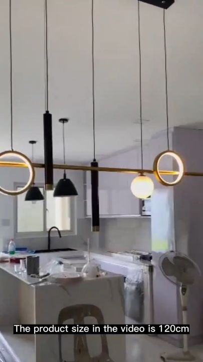 Minimal Modern design Nordic Style Kitchen Hanging Lights Chandelier