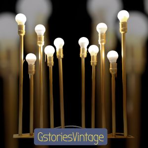 Standing Lampu Dekorasi/Lampu Dekorasi Pernikahan/Ruang Tamu Vintage 70Cm