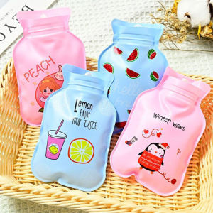 Penghangat tangan botol air panas tahan ledakan berisi air untuk anak-anak dan pelajar penghangat tangan mini kartun COD