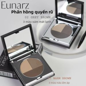 Phấn Mày Ba Màu Eunarz Yuzi Natural Mist Sensation Chống Thấm Nước Chống Mồ Hôi Che Khuyết Điểm Che Khuyết Điểm Phấn Mày Lâu Trôi