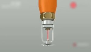 1/2" Fire Sprinkler Head 68℃ Fire Extinguishing System For School  Mall UL Listed FM Approved