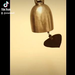 siambell 5-12 ซม. กระดิ่งช่อฟ้า กระดิ่งใบโพธิ์ กระดิ่งสัมฤทธิ์ กระดิ่งทองเหลือง กระดิ่งลงหิน กระดิ่งโบสถ์ ลายเกลี้ยง ระฆังช่อฟ้า ระฆังใบโพธิ์