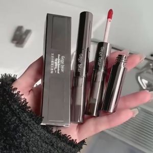 cadia🔥 Glasir Bibir Berkepala Dua / Glasir Air Cermin / Lip Gloss Yang Tidak Mudah Luntur