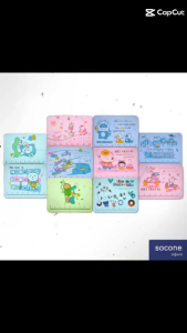Socone Infant Waterproof Changing Diaper Mat Ecological Cotton Breathable Washable Reusable Nappy Mat Pack