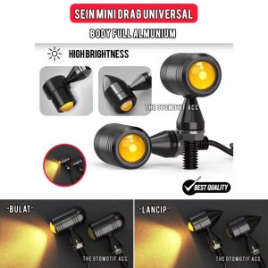 SEIN SEN MINI DRAG FULL CNC LED BESAR BY SPEEDBOOST89 LED SUPER TERANG GARANSI 1 TAHUN UNIVERSAL