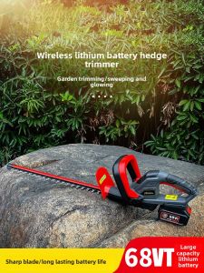 Wireless Electric Hedge Trimmer Lithium Battery Lawn Care Green Plant Tea Leaf Pruner Home Garden Tool Power 500W Yourlife