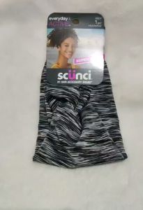 Scunci Everyday Active Super Stretch Headwrap Soft Stretchy Hair Wrap 1pc