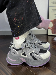 Warrior | Thick Sole Elevated Leisure Dad Shoes Women