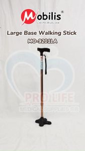 Mobilis Large Base Walking Stick with Four leg MO-9201LA