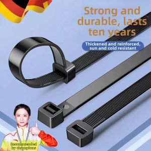Self-locking High-strength Anti-aging Heat-resistant Large Cable Tie