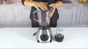 (SG Dliver)850W High Power Blender Grinder 1.5L Multi-function 304 Stainless Steel Blades food grade juicer cup 5 speed gears Electric Ice crusher
