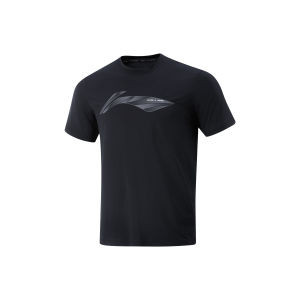 Li-Ning Mens Ice-Silk T-Shirt Short Sleeve Fitness Running Quick-Dry UV Protection Sportswear round Neck Moisture Wicking