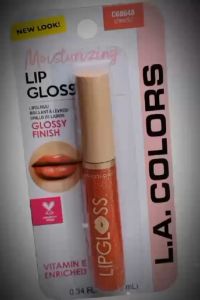 New L.A. Colors Moisturizing Lip Gloss “Cheerful” Shimmer Glitter Sparkles