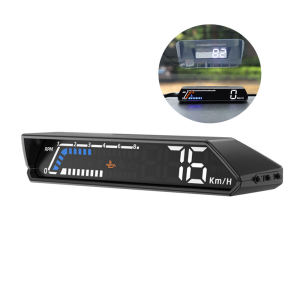 Car Speedometer Digital Display Car Speed Voltage Oil Consumption Water Temperature Meter HeadUp Display Projector
