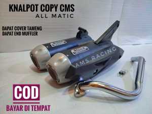 Knalpot COPY CMS Adem Untuk Motor ALL Matic /ALL BEAT ALL SCOOPY ALL MIO ALL VARIO PCX FINO X-RIDE GENIO SPACY GEAR