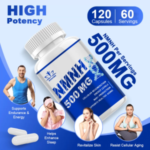 NMNH 500mg - The New High Potency NMN Alternative - Superior NAD+ Booster for Anti-Aging & Cellular Repair-Gluten Free Non-GMO