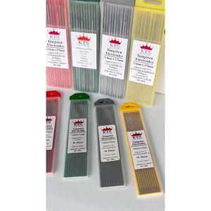 KTS เข็มทังสเตน ทังสเตน (หัวสีเขียว) ขนาด 1.6 และ 2.4 มิล คุณภาพอันดับ1 สำหรับทังสเตน (1กล่อง 10เส้น)