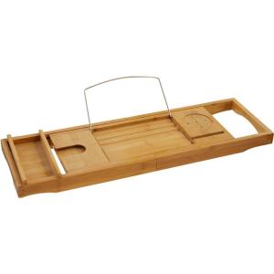 GUOGAN | Expandable Multifunctional Anti-slip Bamboo Bath Caddy
