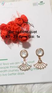 Cài áo nữ cánh quạt - hạt thả
