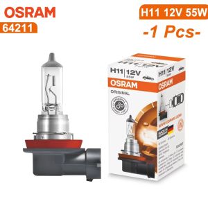 Osram | OSRAM H11 12V 55W 64211 PGJ19-2 Original Line Car Halogen Headlight Auto Bulb 3200K Standard Lamp OEM Made In Germany 1/2/4pcs