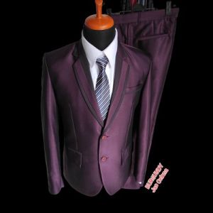 1 stel jas Burgundy semi woll kilap jas wedding jas nikah jas pernikahan jas kawin jas akat nikah jas pengantin jas manten jas pirwed jas almamater jas blezer jas wisuda jas slim fit jas model baru jas murah jas model korean Jas pria formal Jas cod