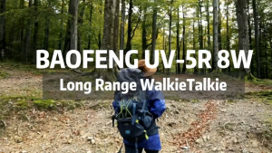 Baofeng UV-5R Walkie Talkie 2set 8W High Power 128CH Frequency band Portable Dual Band UHF/VHF Radio 10KM Long Range FM Transceiver