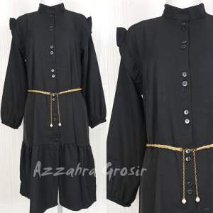 Eurigo - NAKITA Tunik Wanita Shakila Free Belt Kancing Aktif Busui