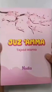 Juz Amma Custom Nama dan Foto Tajwid Warna 7 in 1 A5 Soft Cover Juz Amma Hafalan Anak Bukan Stiker