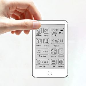 Máy Nghe Nhạc MP3 Famue BF01 128G Màn Hình E-Ink Chức Năng Đọc Sách Điện Tử Bluetooth 5.0 Thời Lượng Pin 72 Giờ Không Có Ánh Sáng Xanh Tích Hợp Loa Radio FM