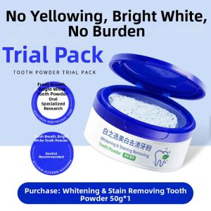 BAIRUXUE | Whitening Breath Fresh Antimicrobial Teeth Whitening Powder