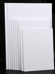 Ultra-Thin 3mm Oil Painting Board Small Size Childrens Blank Professional 10x10 Canvas Board Solid Core Thin Fabric Surface