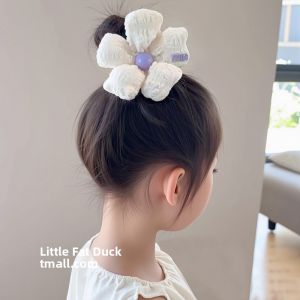 Korean Style Girls Hair Accessories High Elasticity Durable Hair Ties And Hair Bands Beautiful Hair Accessories for Kids