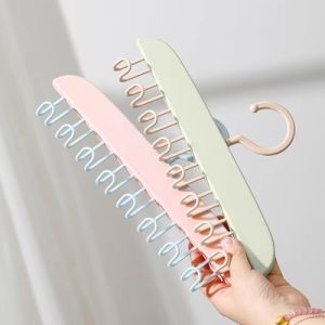 [Dizoey]Multifunctional Hanger Multi-hook Underwear Hat Tie Scarf Holder Organizer Wardrobe Closet Storage Hanger 8 Hooks